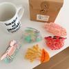 Sweet Ocean Animal Hair Clip Acetic Acid Geometry Shark Clip Crab Fish Hair Claw  Women