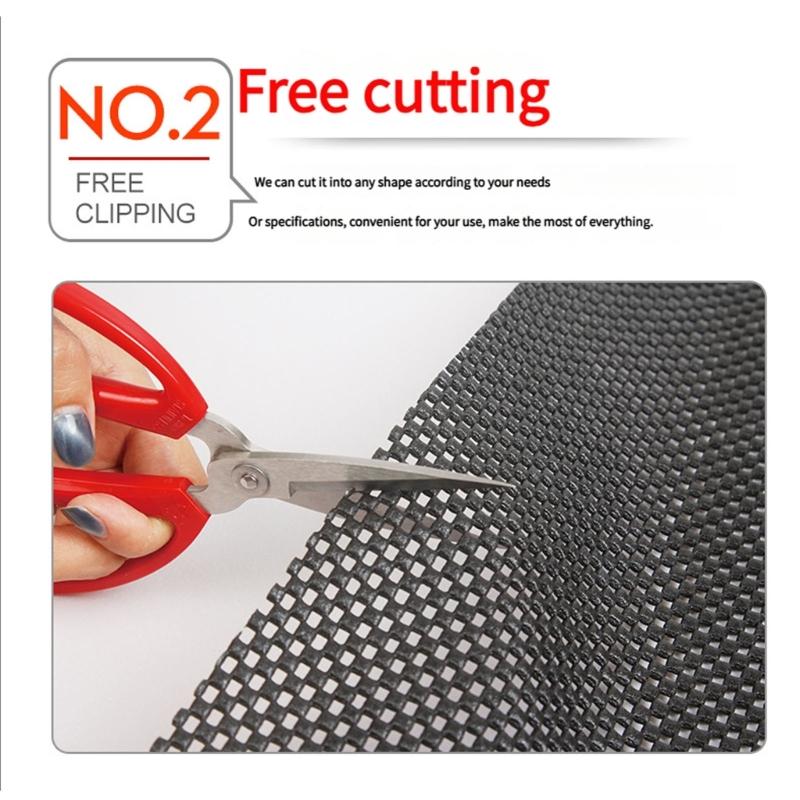 Универсальный противоскользящий ПВХ автомобильный грузовой коврик, моющийся, водонепроницаемый, с обрезаемым дизайном для легковых автомобилей, внедорожников и грузовиков