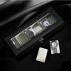 SONGMICS Watch Box with 6 Slots, Watch Case with Glass Lid, Velvet Watch Pillows, Watch Holder with Clasp, 11.2 x 30 x 8 cm, Gift Idea