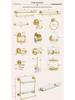 European Gold All-Copper Bathroom Towel Rack & Accessories Set