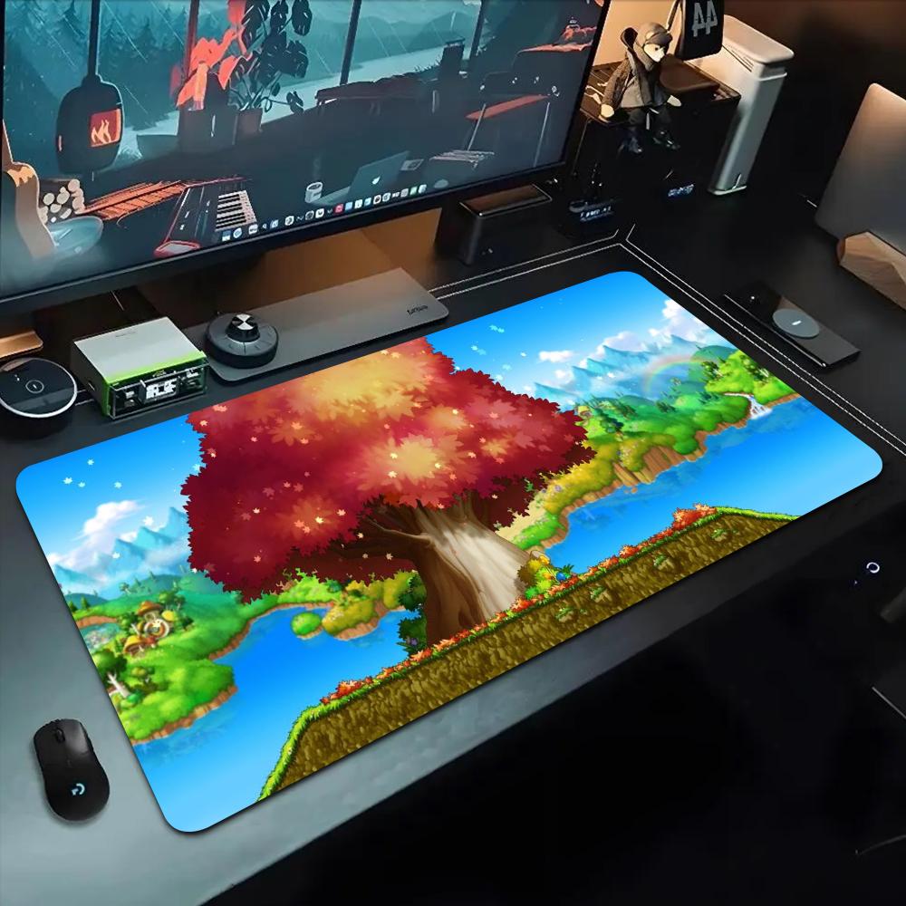 Коврик для мыши MapleStory 500x1000 мм Большой игровой коврик для мыши Геймерский XL Резиновый Отаку Клавиатурный коврик Настольный коврик для ноутбука