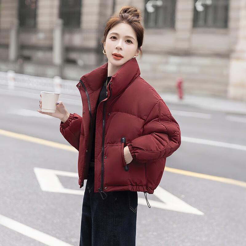 Женская зимняя куртка Sibarite 2025 года с воротником-стойкой, свободного кроя, с 90% пуха