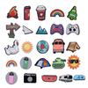 25Pcs Outdoor Camping Series Cartoon PVC Shoe Charms for Shoe Decoration
