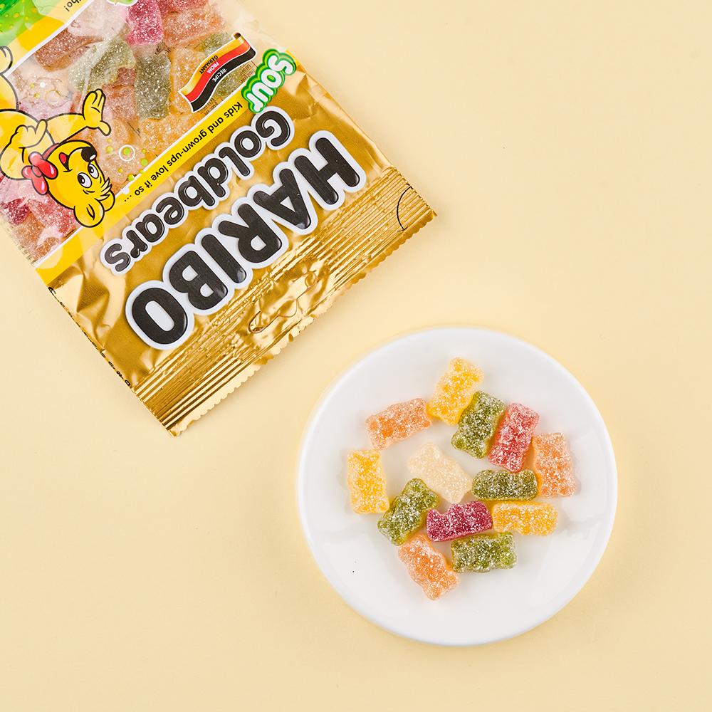 Haribo Sour 80g Choose 1 of 4 (Goldbears, Mix, Worms, Happy Cola)