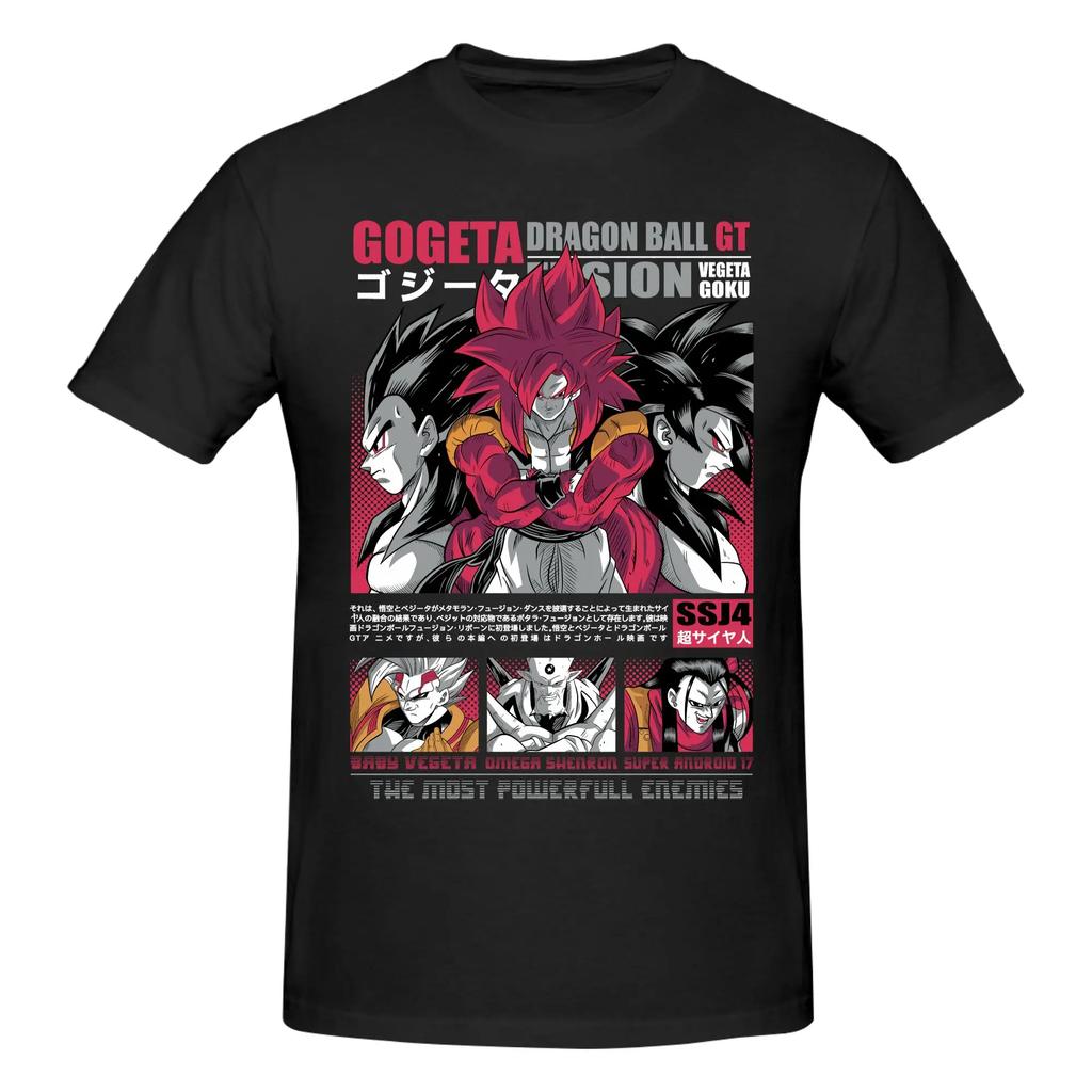 2026 Новые Мужские Женские Футболки Dragon Ball Streetwear С коротким рукавом 100% Хлопок Футболка с Фризой Повседневный Новый Дизайн Графические Футболки Рубашка