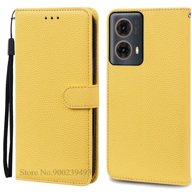 Для Moto G85 5G чехол-кошелек кожаный флип-чехол для Motorola G85 чехол мягкий силиконовый чехол-книжка для Motorola G85 5G чехол Fundas