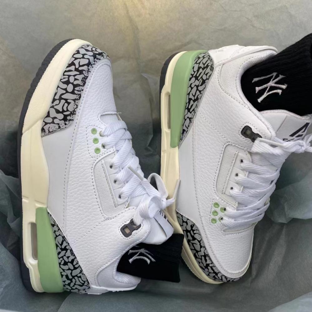 Мужские кроссовки Трендовые Колледж Цветовые блоки Подушка Белые туфли Дышащие спортивные туфли