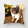 Animal French Bulldog Cushion Cover Pug Dog Herding Pillowcase  Sofa Car Decorative