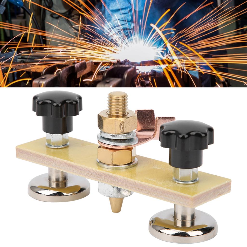 Welding Magnetic Head Ground Wire Sheet DoubleHeaded Soldering Tools Accessories