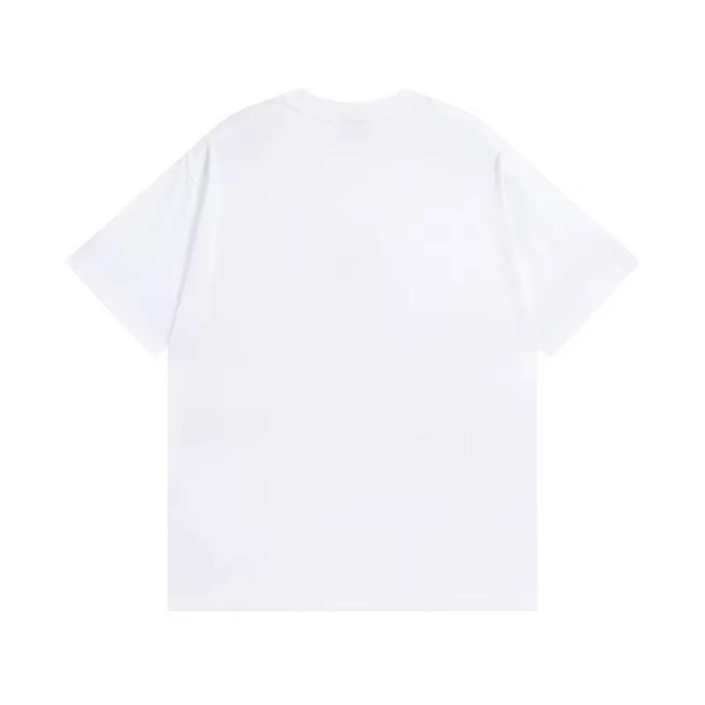 2024 модная мужская женская футболка летняя хлопковая футболка свободного покроя с коротким рукавом футболка с принтом бренда класса люкс верхняя одежда уличная одежда