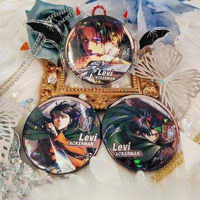 Атака Титанов, брошь Леви, значок аниме, украшение коллекции
