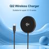 15W QI2 Magnetic Wireless Charger Pad Stand for iPhone 16 15 14 13 12 Pro Max Airpods 3/2 Pro Fast Charging Station