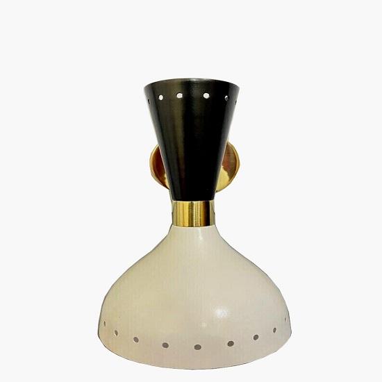 Итальянский светильник середины века Diabolo Stilnovo, настенный светильник для скрытого монтажа