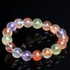 Hongchu Crystal Natural Colorful Resin Flower Bracelet Ice Crystal Multi-Colored Beaded Bracelet Loose Beads