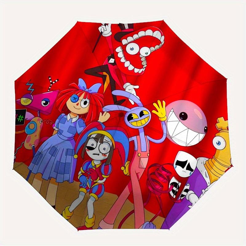 1pc Circus Themed High-quality Umbrella,Automatic Opening and Closing Umbrella,Multi-functional Umbrella G0811303