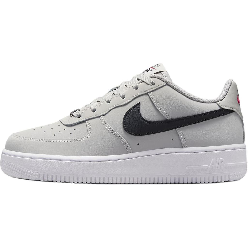 Nike Кроссовки Air Force 1 LV8 GS Light Iron Ore черные детские серо-белые FZ1021-001