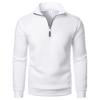 Men S Half Zip Stand Collar Loose Fit Fleece Hoodie Casual Sweatshirt
