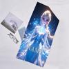 1pc Frozen3 Beach Towel with Custom Name, Beach/Swimming/Bath/Picnic/Camping Towel, Suitable for Seaside Beaches