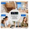 AB34-DM1306D Цифровой шумомер Децибел Умный настенный детектор шума 30-130 дБ Монитор температуры и влажности