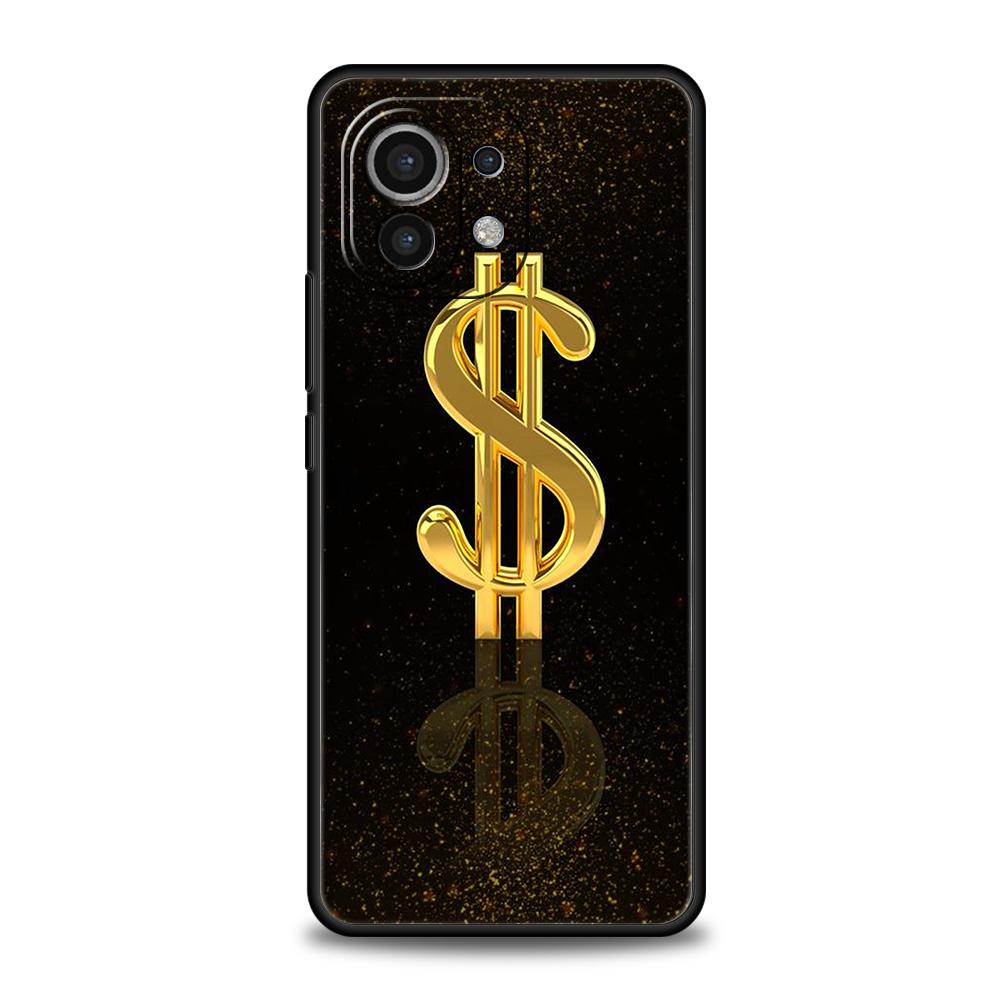 USD Dollar Cash Luxury Phone Case Cover for Xiaomi Mi 15 14 13 12 11 Ultra 14T 13T 12T 11T 10T Pro Lite 5G Shockproof Soft Capas