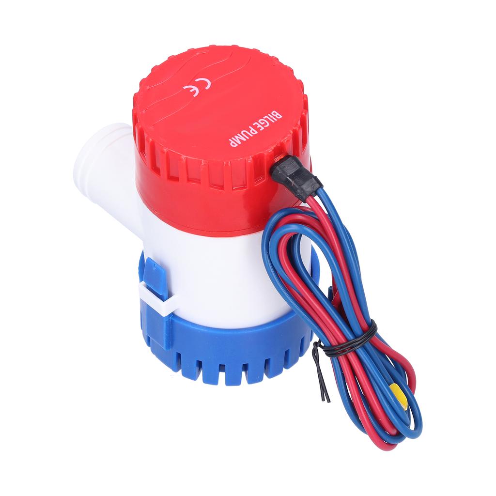 Bilge Pump DC SemiAutomatic Switch Electric Small Submersible Pump for Drain Provide Power 12V/24V 350/500/750/1100GPH