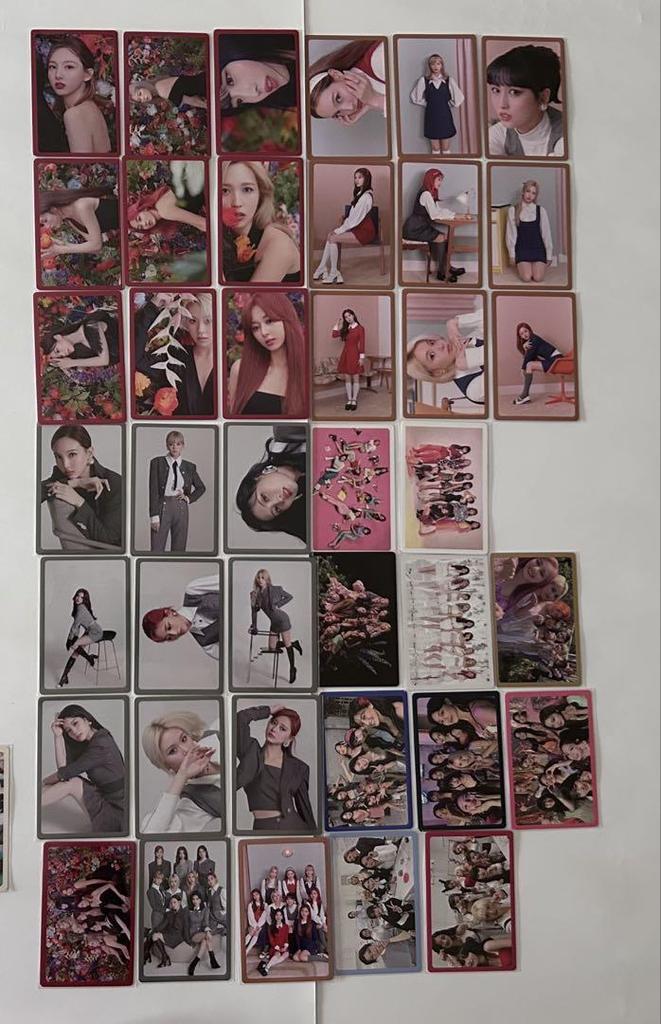[USED] TWICE Album Trading Card Accessory CD Set Bulk Sale
