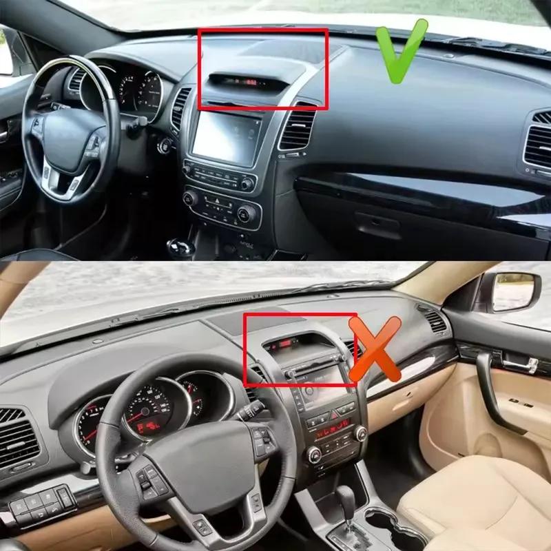 Для Kia Sorento 2013 2014 Высококачественная накладка на панель приборов Dashmat Солнцезащитная Протектор от УФ-лучей Коврик на панель Принадлежности