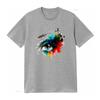 organic cotton t shirt colorseyess colorful eye elegant color vintage Washed homme Stylish Top For Everyday Wear Versatile