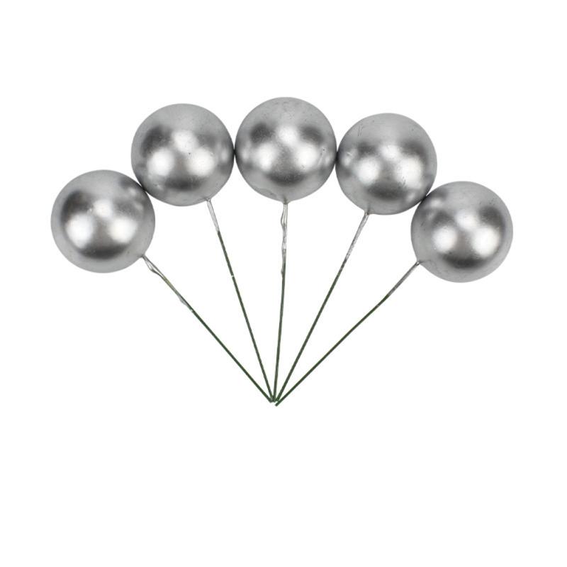 5 шт., золотой шар, серебряный шар, топпер для торта, декоративный плагин для торта «С Днем Рождения»