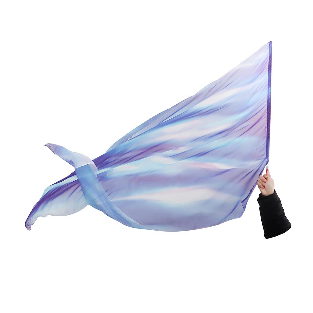 Масштабируемые стержни Аксессуары для танца живота Реквизит Красочные шарфы Флаг Танцевальная вечеринка