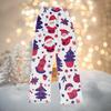 Women Autumn Winter Pants Full Length Long Trousers Christmas Printed Pants