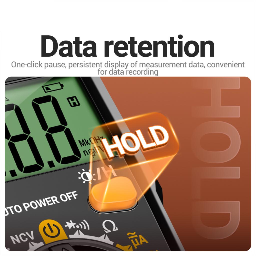 Мультиметр ANENG SZ303 1999 Цифровой счетчик переменного тока, постоянного тока, напряжения, сопротивления, высокой точности