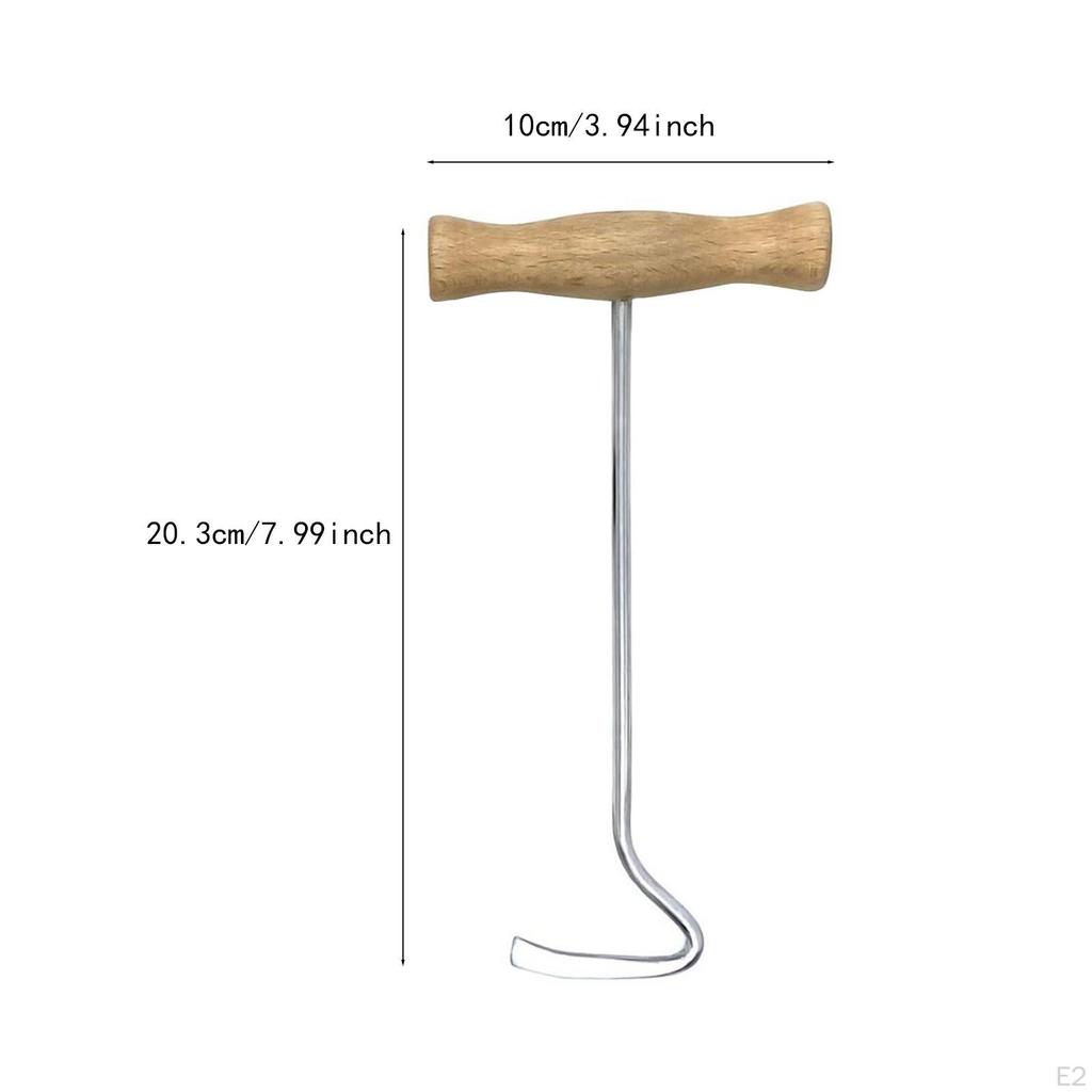 2 шт., тяги для лошадиных сапог, крючки, деревянная ручка, железные инструменты для верховой езды, мужские и женские, удобные