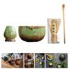 Matcha Set Ceramic Kit Japanese Tea Making Tools,Sturdy,Whisk Holder for Lovers