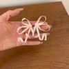 Серьги-банты из ленты Деликатная работа Ушное украшение Креативные женские серьги Подходят для случаев дарения подарков