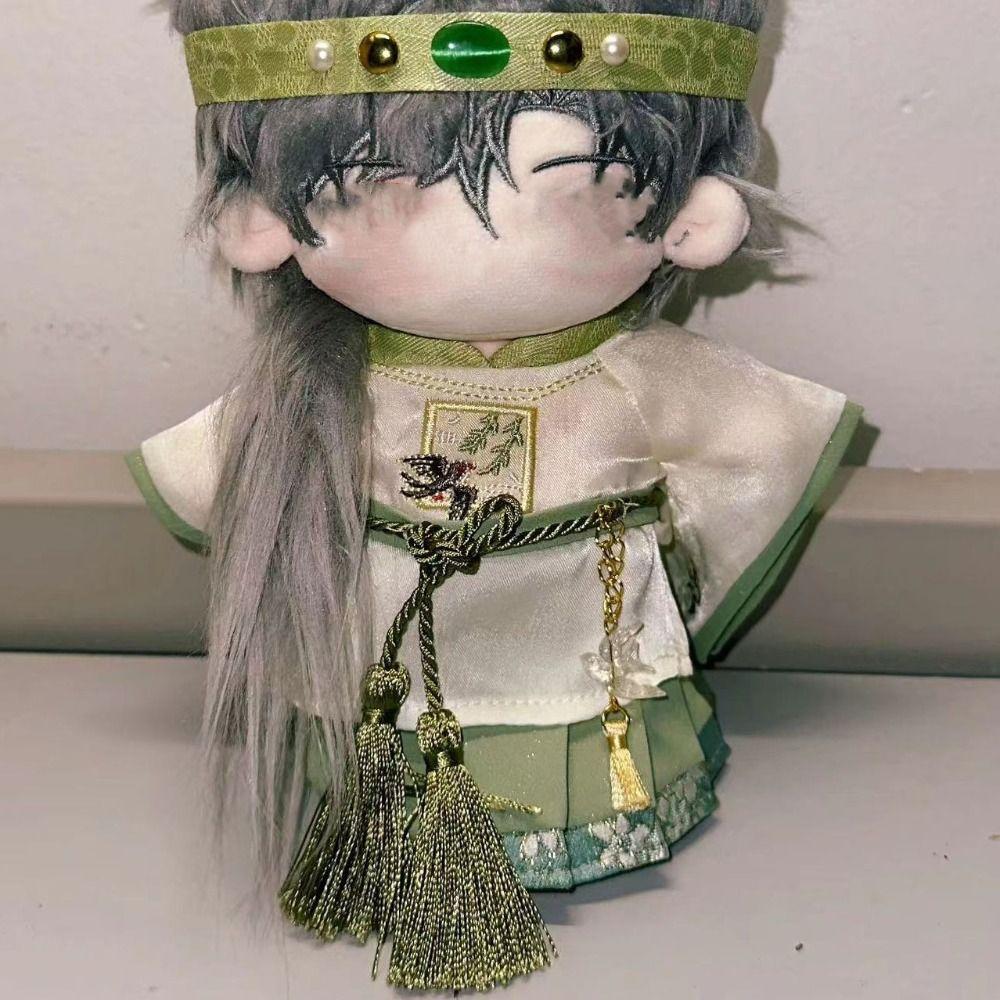 20 см кукольная одежда, аксессуары для кукол, мини-костюм Hanfu, подарочная кукла, комплект китайского платья, мягкие куклы-идолы