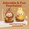 Cartoon Labubu Capybara Keychain Car Bag Pendant Accessories Ornaments Anime Key Rings Gift