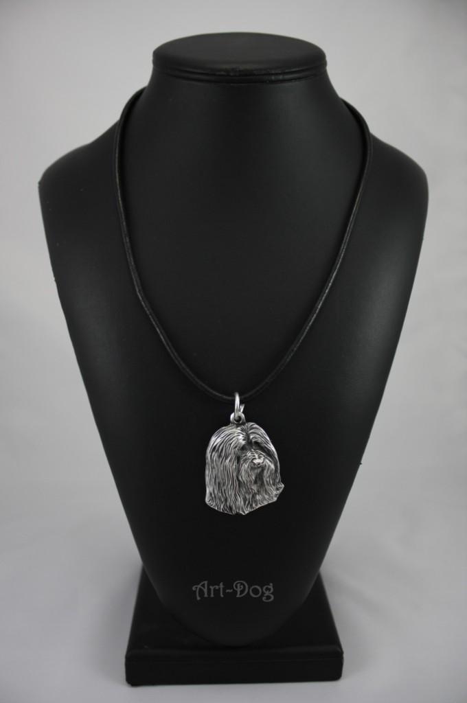 Bearded Collie, Highland Collie, Mountain Collie – Dog necklace in gift box, silver-plated locket for dog fan | Art-Dog