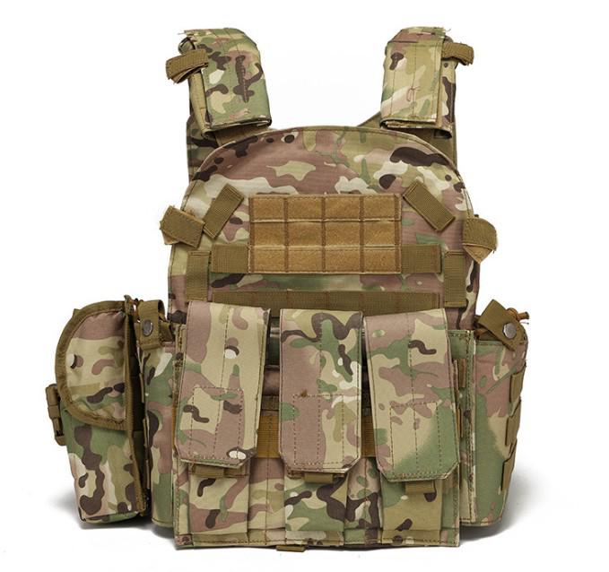 Многофункциональный тактический жилет MOLLE - Набор для защиты на открытом воздухе и приключений в дикой природе