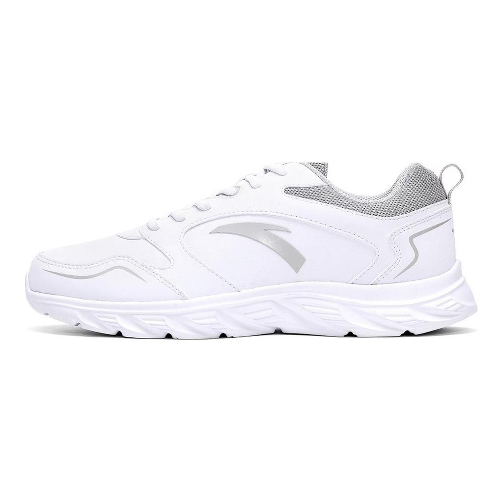 Anta Кроссовки Running Series из кожи, водостойкие, амортизирующие, нескользящие, прочные, с низким верхом, мужские, белые 912245515-4