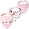 3 шт. Хлопковый детский шарф Муслиновая отрыжка Бандана Слюнявчики Новорожденный Мальчик Младенец Девочка Малыш Зимний Шарф Водонепроницаемый Слюнявчик