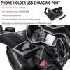 FOR YAMAHA XMAX NMAX 125 X-MAX 300 N-MAX 155 Motorcycle GPS Phone Navigation Bracket Wireless USB Charging Port Holder Mount