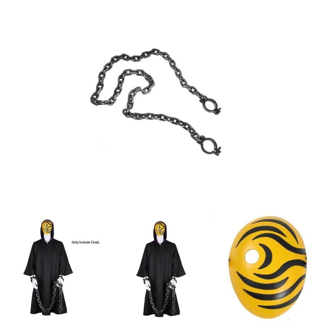Комплект костюма Наруто Акацуки Тоби Учиха Обито для косплея и Хэллоуина
