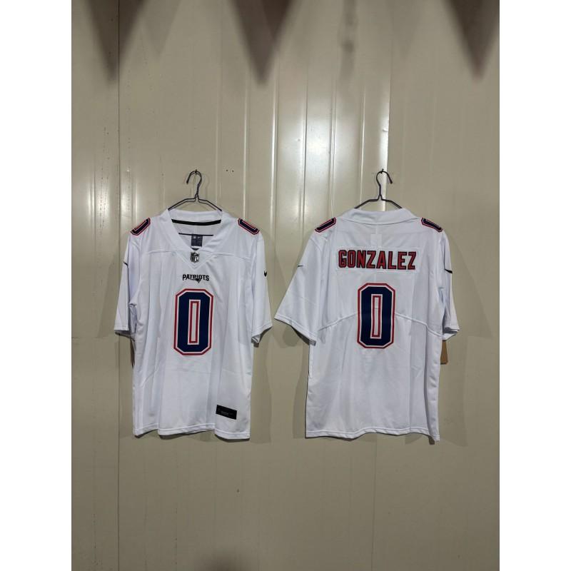 Mens American Football Jersey Loose Fit Short Sleeve Team Uniform Embroidered Patriot Design