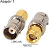 Kit RF Coaxial Adapter Conversion Connector BNC Male Male Female 4 Types of Installation Connectors RF Connector Kit Wifi Antenna Cable Set of 4