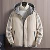 Повседневная свободная куртка в тон цвета, мужская модная куртка для подростков, весна и осень, тонкий красивый топ