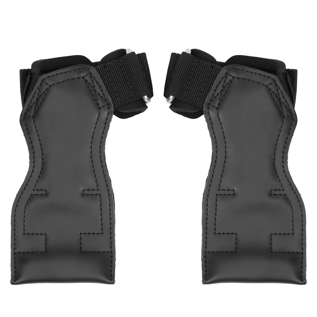 1Pair Artificial Cattlehide Training Gloves Pullups Dumbbells Hand Guards Wrist Guards