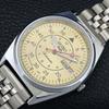 АВТОМАТИЧЕСКИЕ ВИНТАЖНЫЕ ОТРЕМОНТИРОВАННЫЕ МУЖСКИЕ ЧАСЫ SEIKO 5 ЯПОНИЯ ЗОЛОТОЙ ЦИФЕРБЛАТ a444823-1