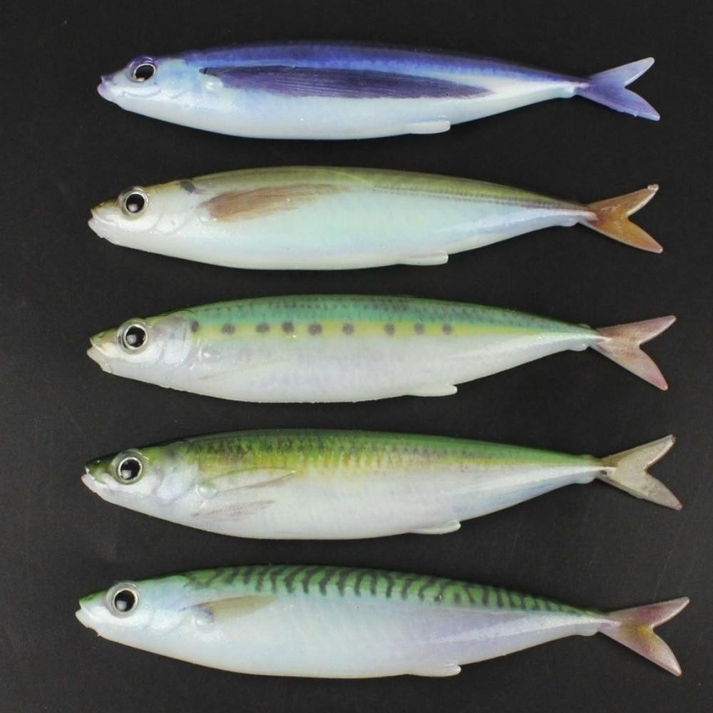 2pcs Luminous Flying Fish Bait 3D Simulation Sea Fishing Lures New Soft Fishing Lures  Sea Fishing