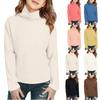 Children's Fashionable Casual Fleece Turtleneck Long-sleeved Top